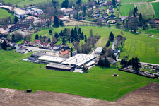 Vue aérienne de PEDEX GmbH à le quartier Affolterbach in Wald-Michelbach dans le département Hesse, Allemagne