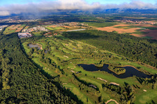 Vue oblique de Golf du Dreihof à Essingen dans le département Rhénanie-Palatinat, Allemagne