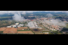 Quartier Queichheim in Landau in der Pfalz dans le département Rhénanie-Palatinat, Allemagne d'en haut