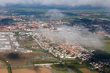 Quartier Queichheim in Landau in der Pfalz dans le département Rhénanie-Palatinat, Allemagne hors des airs