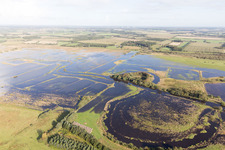 Vue aérienne de Varde dans le département Syddanmark, Danemark