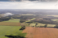 Vue aérienne de Varde dans le département Syddanmark, Danemark