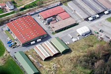 Vue aérienne de Cortec Kunststoff Technik GmbH à le quartier Wahlen in Grasellenbach dans le département Hesse, Allemagne