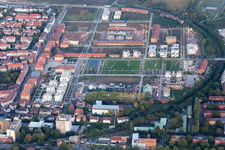 Vue aérienne de Landau Sud à Landau in der Pfalz dans le département Rhénanie-Palatinat, Allemagne