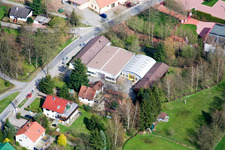 Kocherbach à le quartier Affolterbach in Wald-Michelbach dans le département Hesse, Allemagne d'en haut