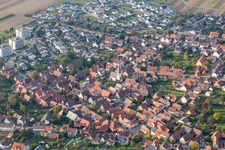 Vue aérienne de Ortisei à le quartier Göbrichen in Neulingen dans le département Bade-Wurtemberg, Allemagne