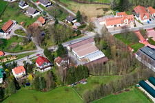 Quartier Affolterbach in Wald-Michelbach dans le département Hesse, Allemagne d'en haut