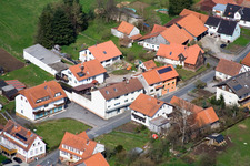 Quartier Affolterbach in Wald-Michelbach dans le département Hesse, Allemagne d'un drone