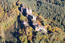 Photographie aérienne de Dahn dans le département Rhénanie-Palatinat, Allemagne
