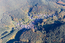 Vue aérienne de De l'ouest à Darstein dans le département Rhénanie-Palatinat, Allemagne