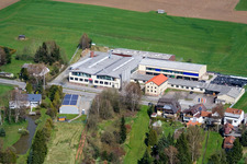 Quartier Affolterbach in Wald-Michelbach dans le département Hesse, Allemagne vue du ciel