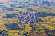 Vue aérienne de Quartier Rhodt in Rhodt unter Rietburg dans le département Rhénanie-Palatinat, Allemagne