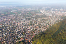 Quartier Rohrbach in Heidelberg dans le département Bade-Wurtemberg, Allemagne depuis l'avion