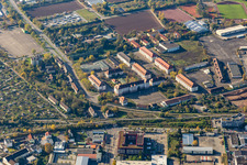 Vue aérienne de Parc d'innovation à le quartier Am Kirchheimer Weg in Heidelberg dans le département Bade-Wurtemberg, Allemagne
