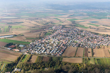 Quartier Heiligenstein in Römerberg dans le département Rhénanie-Palatinat, Allemagne hors des airs