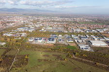 Landau in der Pfalz dans le département Rhénanie-Palatinat, Allemagne du point de vue du drone
