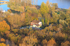 Vue aérienne de Rheinschänke Leimersheim - Bärbel Schardt à Leimersheim dans le département Rhénanie-Palatinat, Allemagne