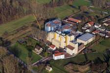 Photographie aérienne de Moulin à grains Cornexo GmbH à Freimersheim dans le département Rhénanie-Palatinat, Allemagne