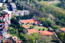 Vue aérienne de Club de tennis à Jockgrim dans le département Rhénanie-Palatinat, Allemagne