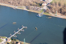 Seltz dans le département Bas Rhin, France du point de vue du drone