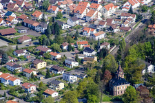 Photographie aérienne de Gerersheimer Straße, Kandeler Straße à Jockgrim dans le département Rhénanie-Palatinat, Allemagne