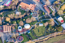 Centre de loisirs - Parc d'attractions Didiland à Morsbronn-les-Bains dans le département Bas Rhin, France d'en haut