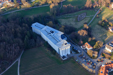 Vue aérienne de Clinique spécialisée Edith Stein à Bad Bergzabern dans le département Rhénanie-Palatinat, Allemagne