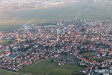 Quartier Diedesfeld in Neustadt an der Weinstraße dans le département Rhénanie-Palatinat, Allemagne hors des airs
