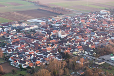 Enregistrement par drone de Quartier Niederhochstadt in Hochstadt dans le département Rhénanie-Palatinat, Allemagne