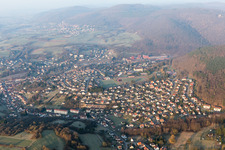 Niederbronn-les-Bains dans le département Bas Rhin, France vue du ciel