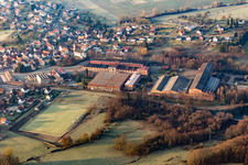 Zinswiller dans le département Bas Rhin, France depuis l'avion