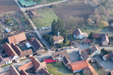 Photographie aérienne de Geiswiller dans le département Bas Rhin, France