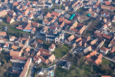 Photographie aérienne de Dauendorf dans le département Bas Rhin, France