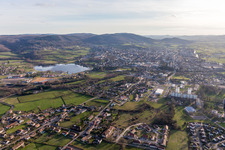 Vue aérienne de (Bourgogne) à Autun dans le département Saône et Loire, France