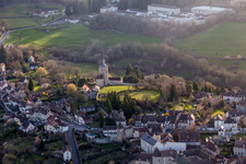Image drone de (Bourgogne) à Autun dans le département Saône et Loire, France