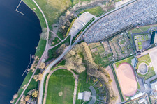 Vue oblique de (Bourgogne) à Autun dans le département Saône et Loire, France