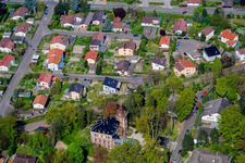 Vue aérienne de Jockgrim dans le département Rhénanie-Palatinat, Allemagne