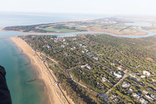 Image drone de Lignano Riviera dans le département Frioul-Vénétie Julienne, Italie