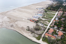 Image drone de Lido degli Estensi dans le département Émilie-Romagne, Italie