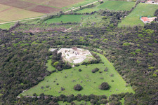 Vue aérienne de Kokuletovica dans le département Gespanschaft Istrien, Croatie