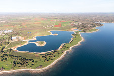 Vue aérienne de Umag dans le département Gespanschaft Istrien, Croatie