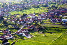 Photographie aérienne de Seebach dans le département Bas Rhin, France