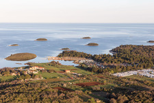 Stancija Valkanela dans le département Gespanschaft Istrien, Croatie vue du ciel