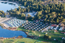 Vue oblique de Stancija Valkanela dans le département Gespanschaft Istrien, Croatie