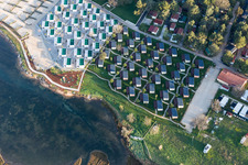 Stancija Valkanela dans le département Gespanschaft Istrien, Croatie depuis l'avion