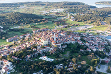 Stancija Valkanela dans le département Gespanschaft Istrien, Croatie du point de vue du drone