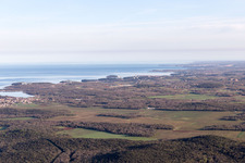 Vue aérienne de Flengi dans le département Gespanschaft Istrien, Croatie