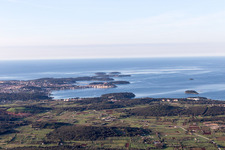 Photographie aérienne de Vrsar dans le département Gespanschaft Istrien, Croatie