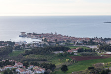 Sveti Duh dans le département Gespanschaft Istrien, Croatie vue d'en haut