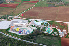 Vue aérienne de Zelena Laguna dans le département Gespanschaft Istrien, Croatie